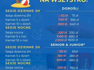 Wakacyjna promocja w Normobaria Lux — -20% na wszystko!