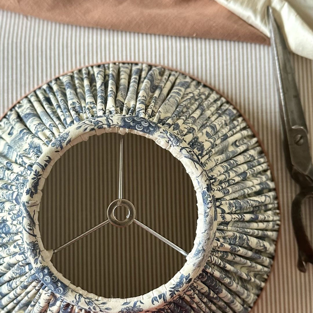 Custom Round Gathered Lampshade