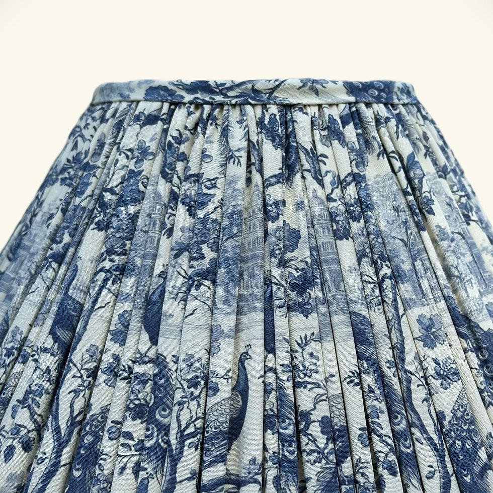 Thumbnail: Blue Toil Lampshade