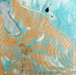 19a. Ballet da vida 50X50cm acrilico