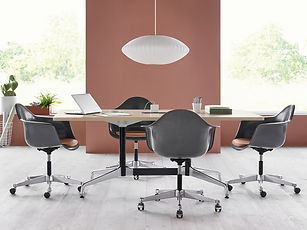 Eames_Segmented Base_Eames Task Chairs_Bubble Lamp.jpeg