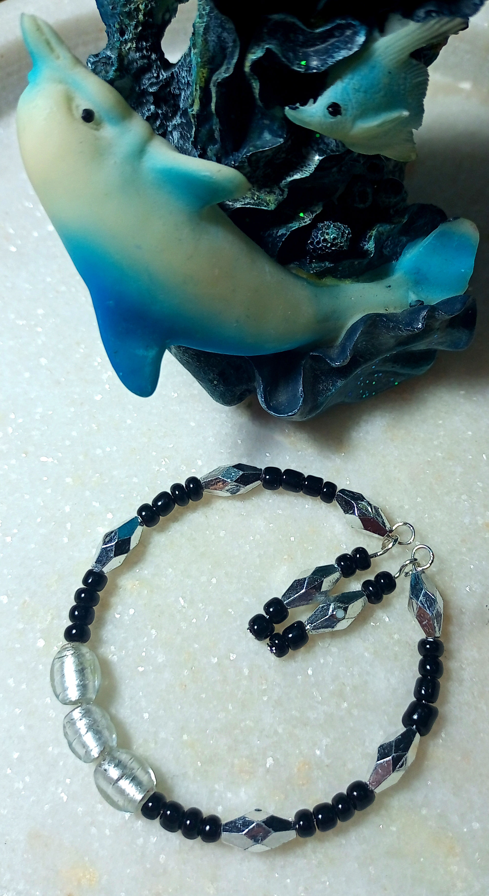 Hand crafted memory wire bracelet