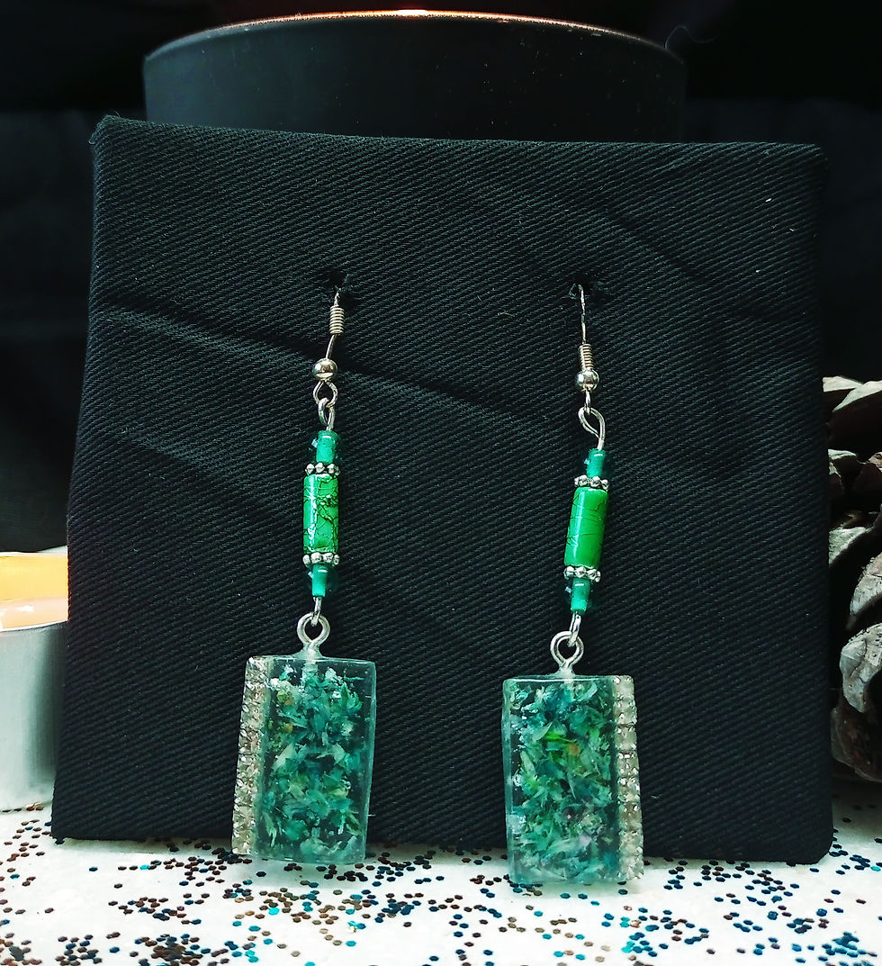 Thumbnail: Hand Crafted Drop Earrings