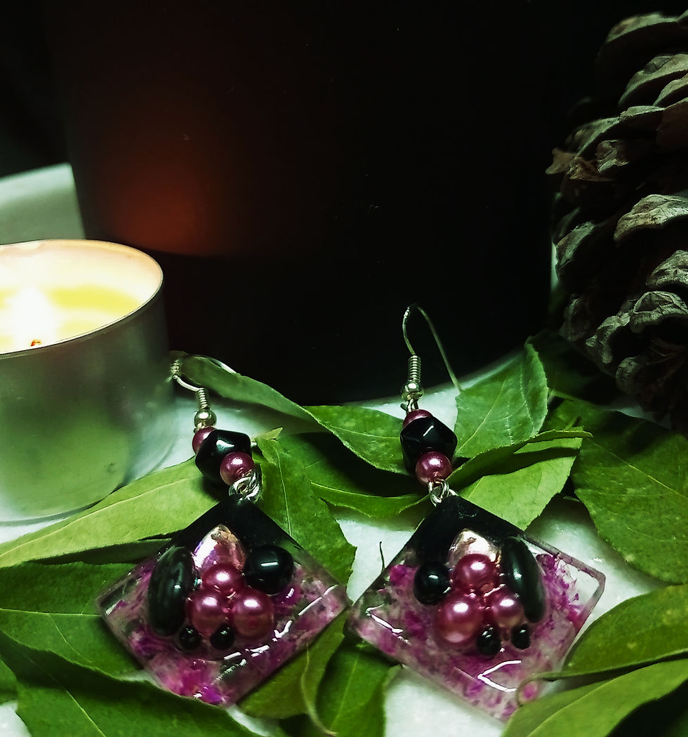 Thumbnail: Hand Crafted Drop Earrings