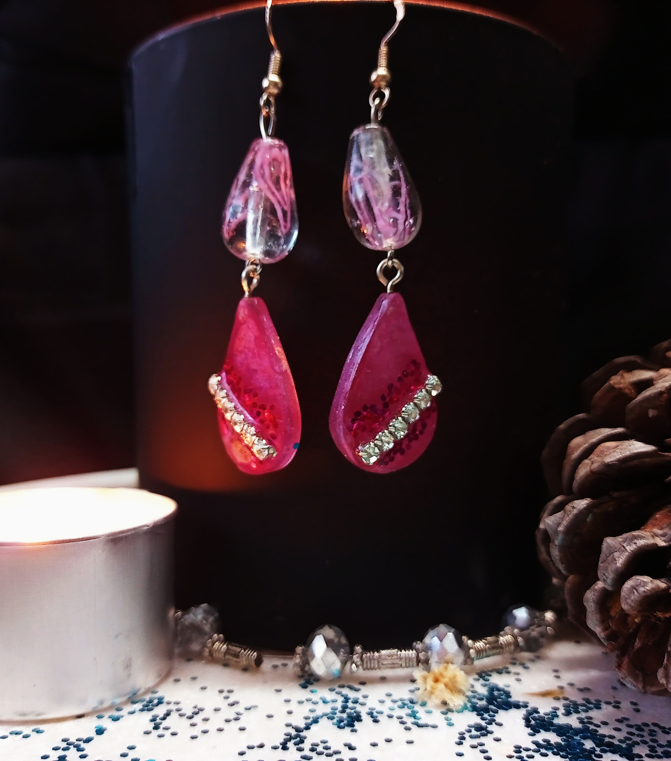 Hand Crafted Drop Earrings