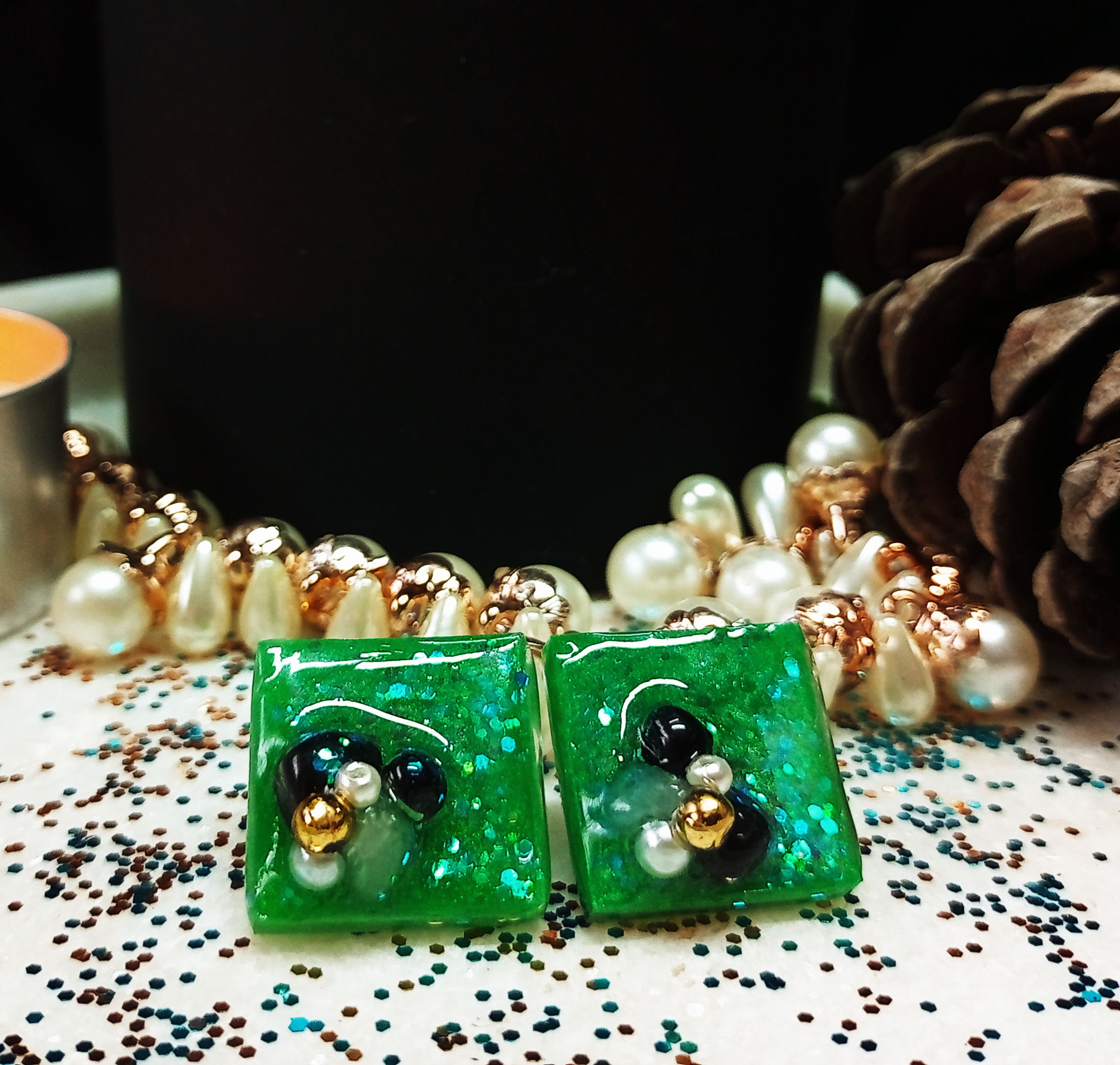 Hand Crafted Stud Earrings
