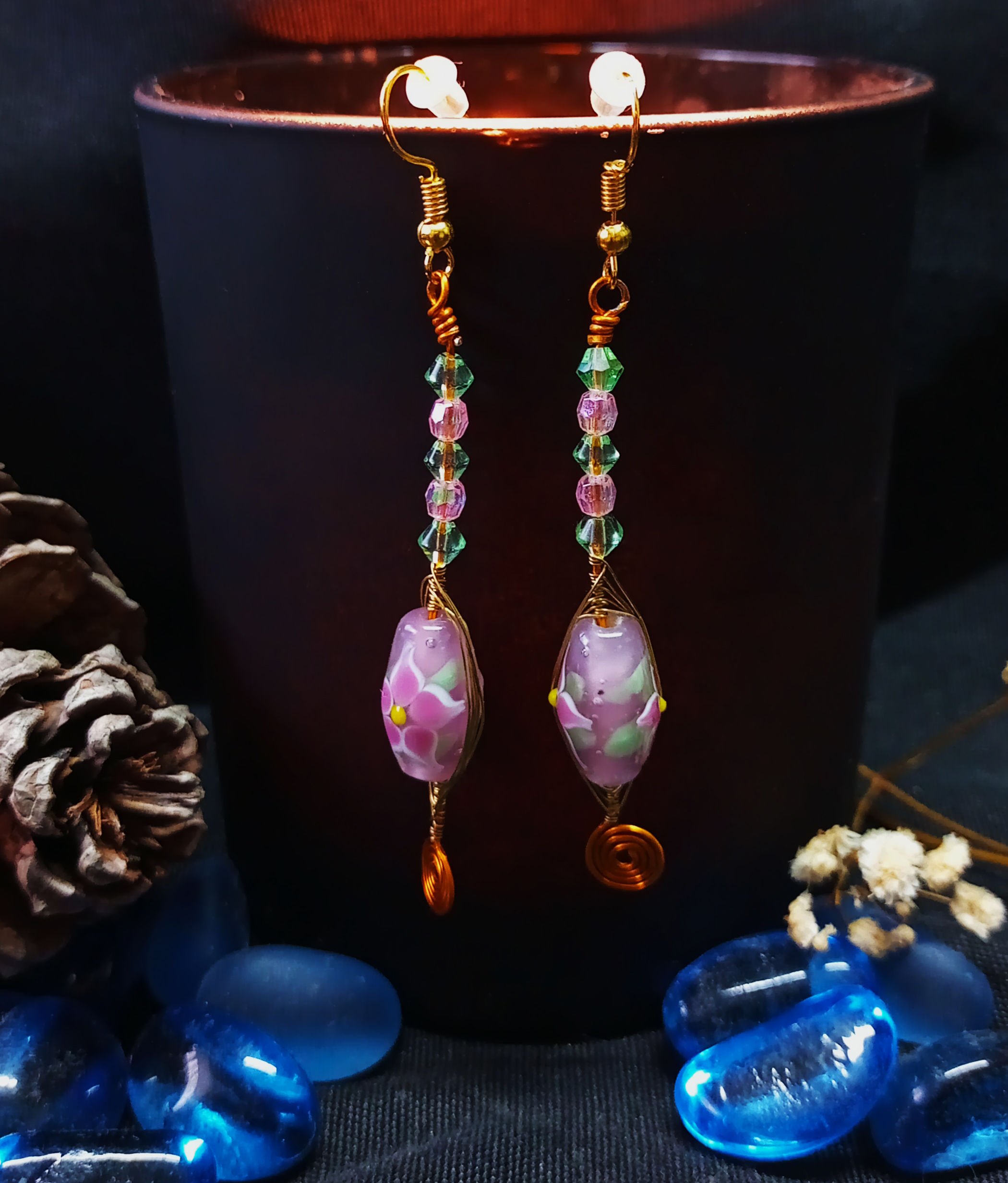 Hand Crafted Drop Earrings