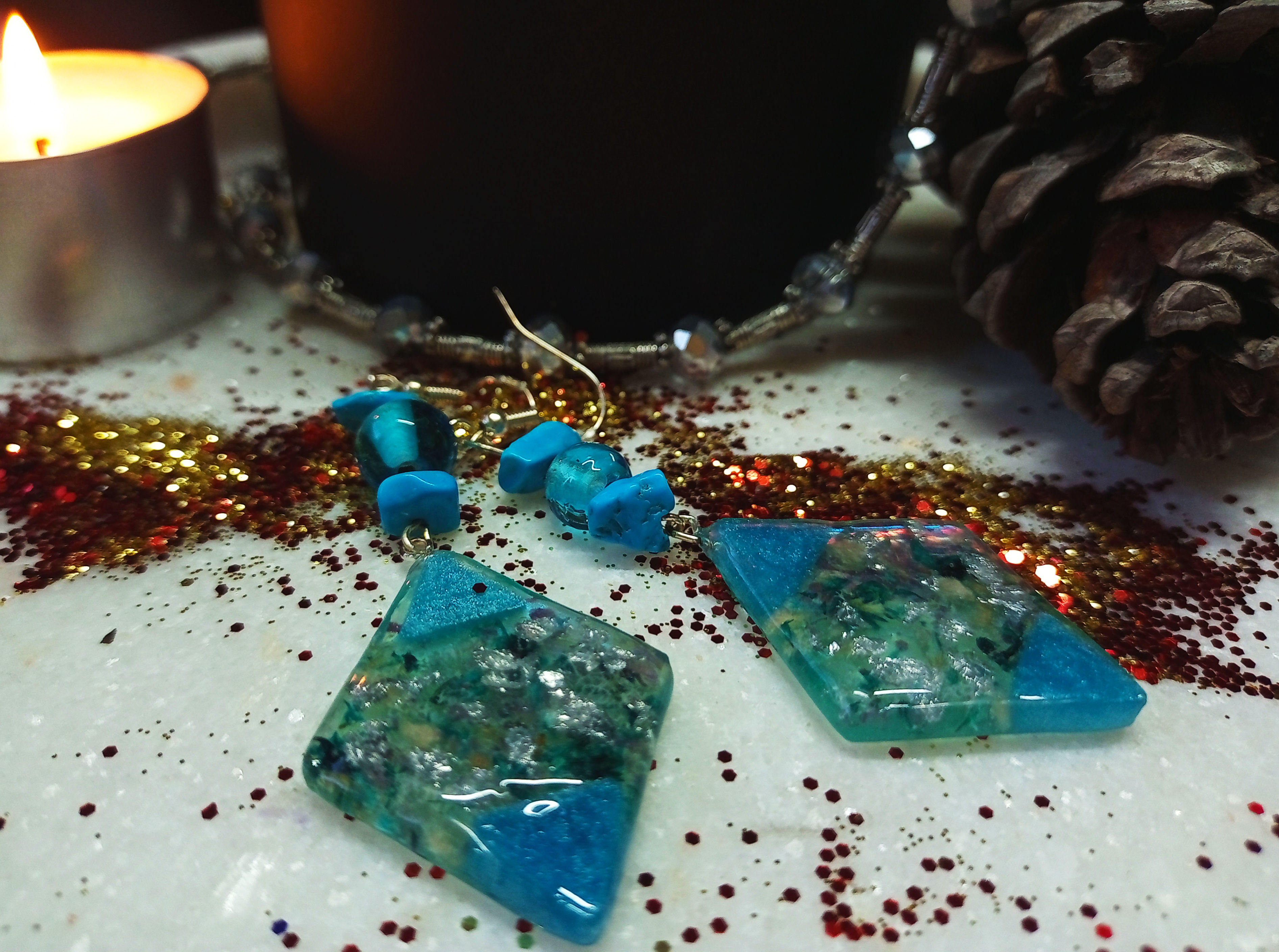 Hand Crafted Drop Earrings