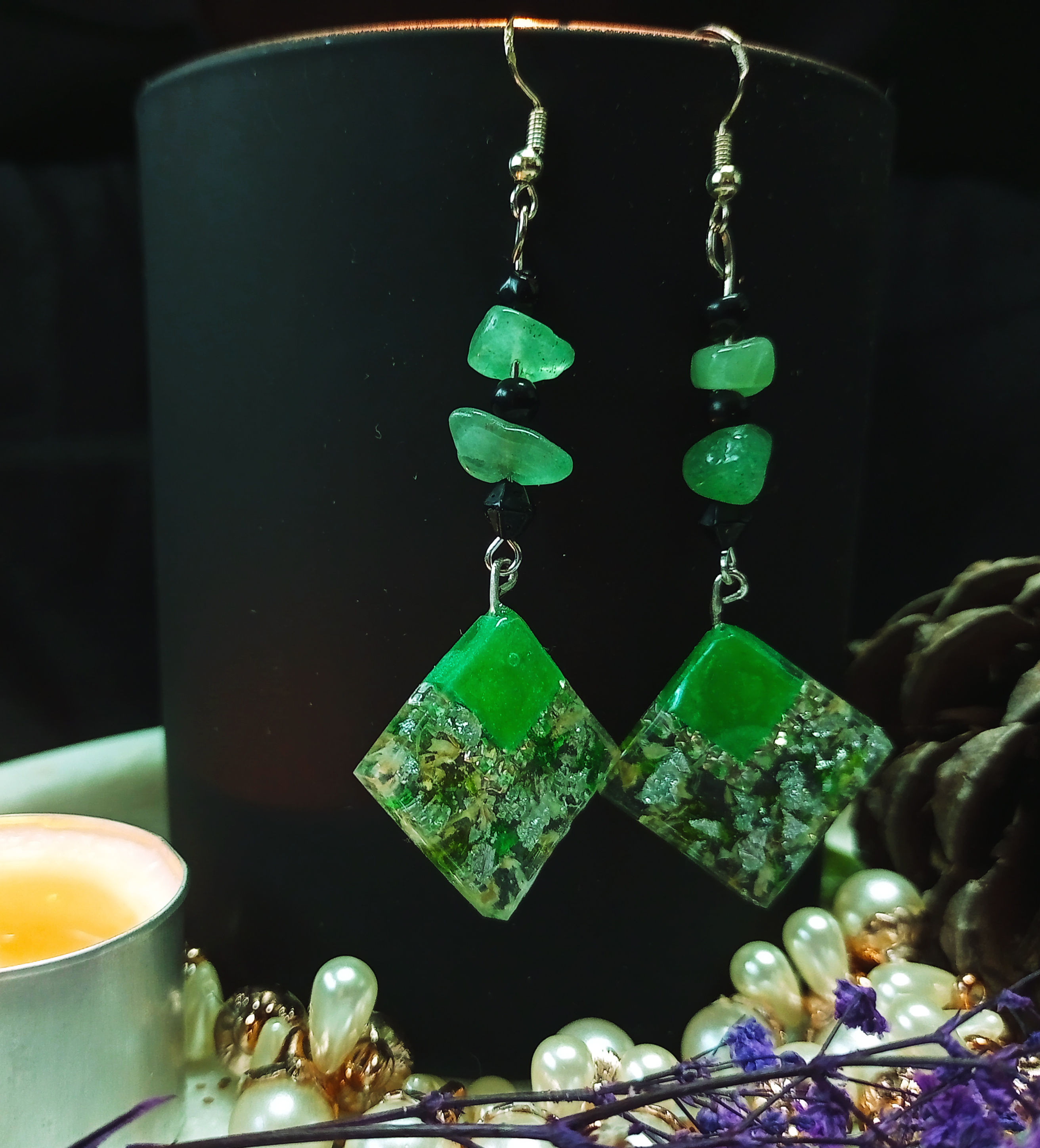 Hand Crafted Drop Earrings