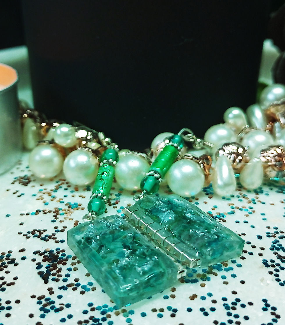 Thumbnail: Hand Crafted Drop Earrings