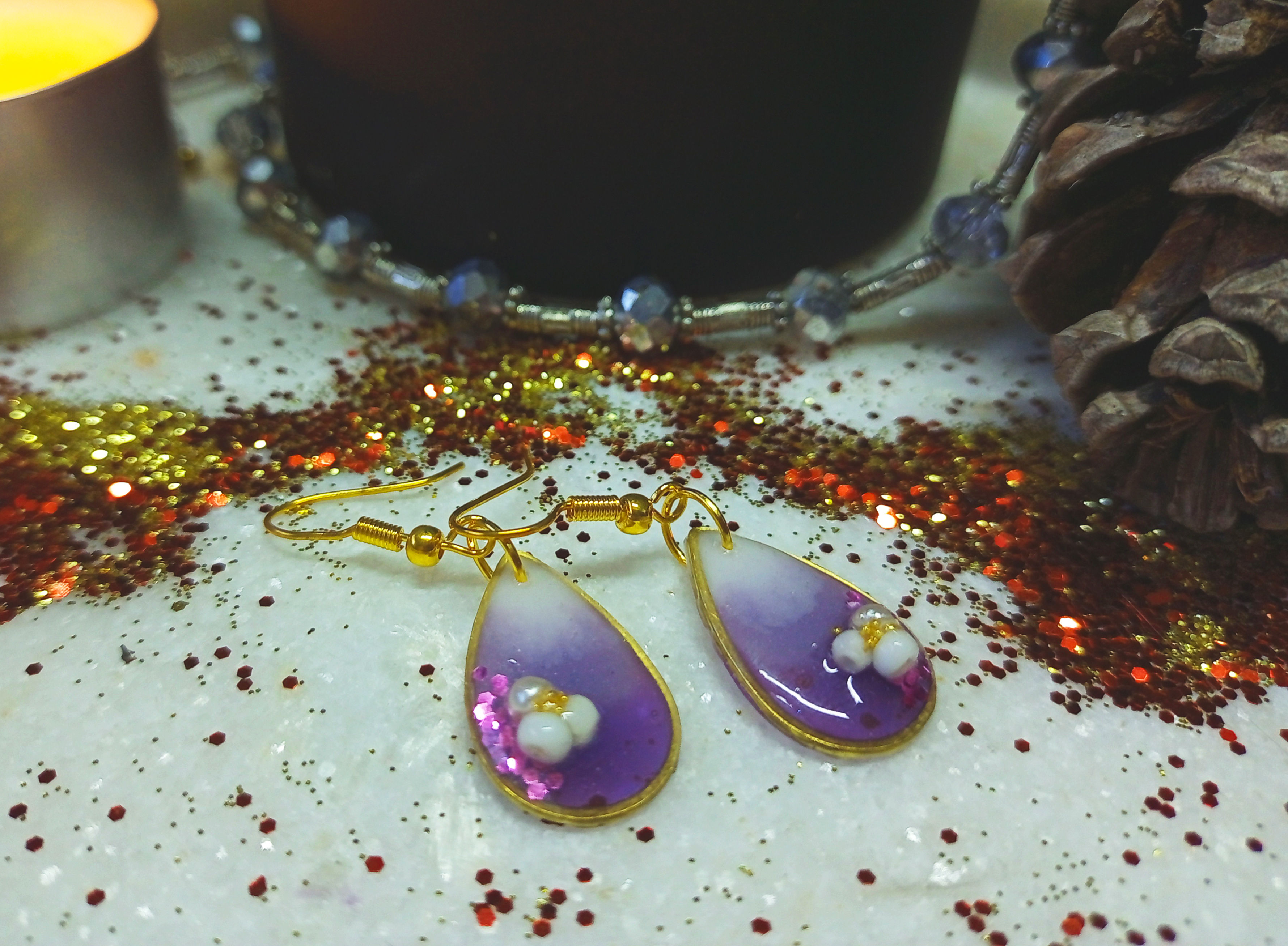 Hand Crafted Drop Earrings