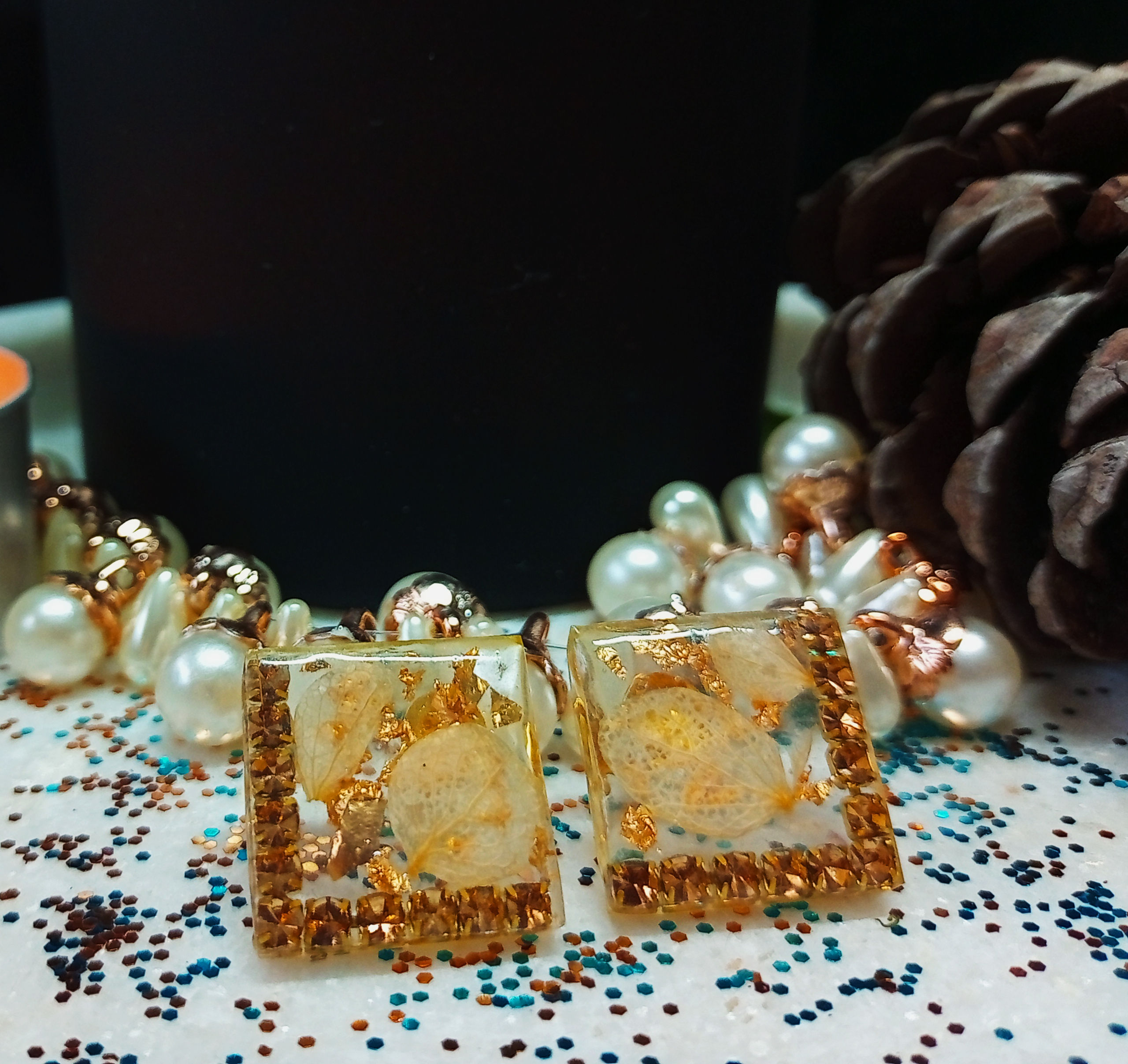 Hand Crafted Stud Earrings