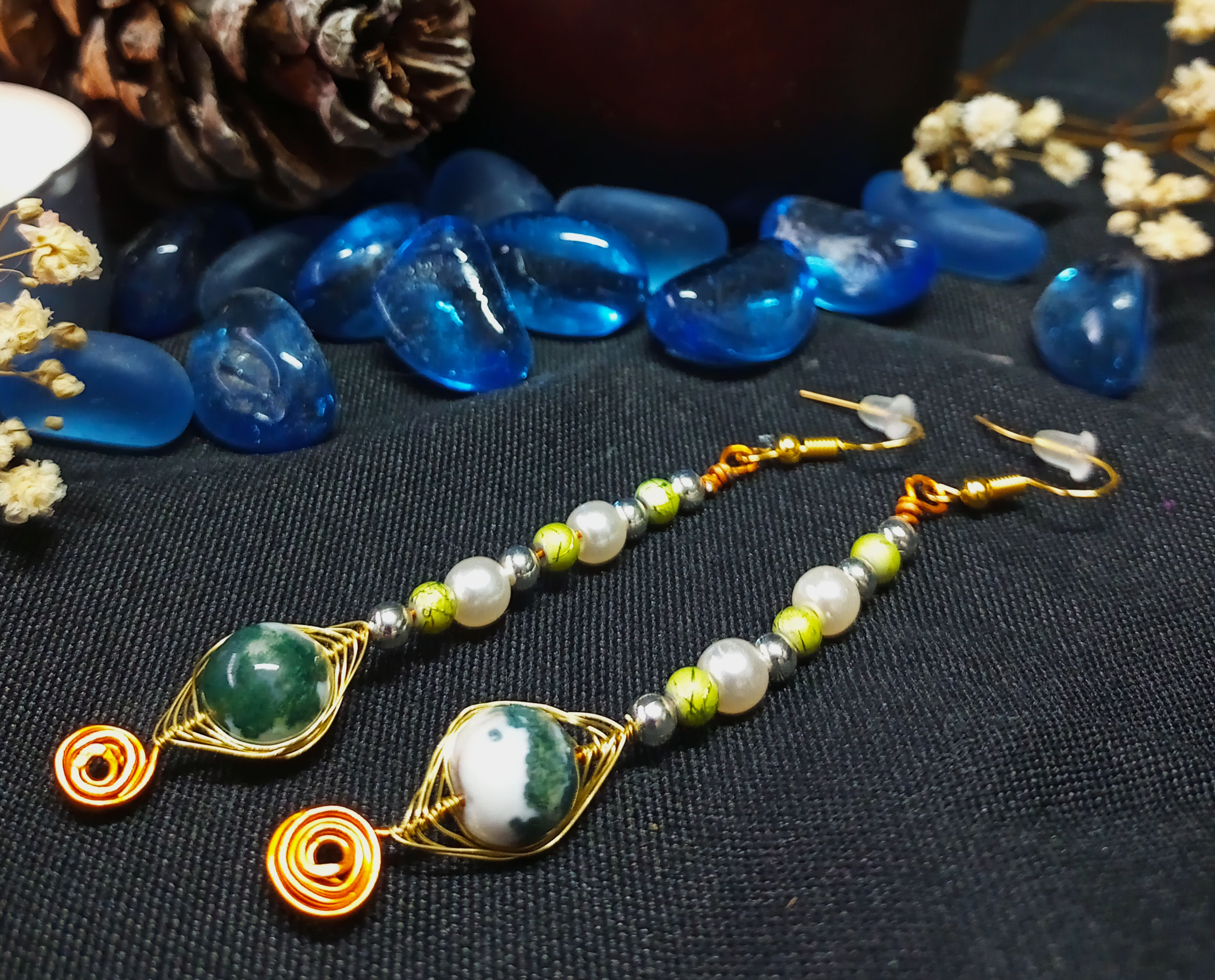 Hand Crafted Drop Earrings