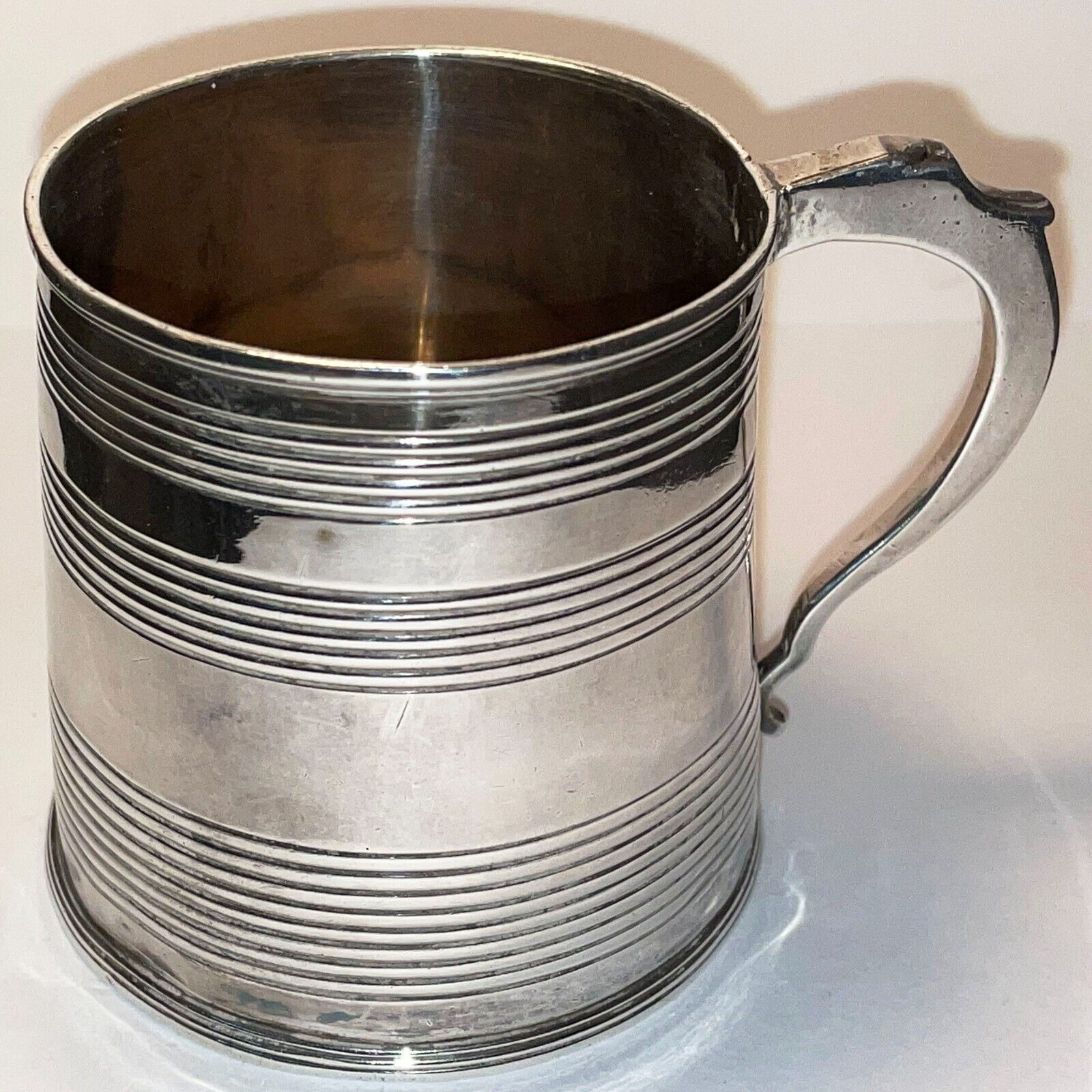 1810 George III Solid Silver Christening Tankard London 105 grams