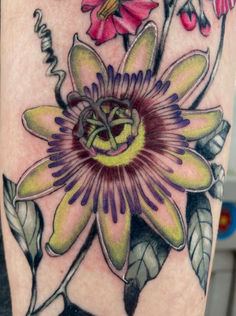 Tattoo color passionflower