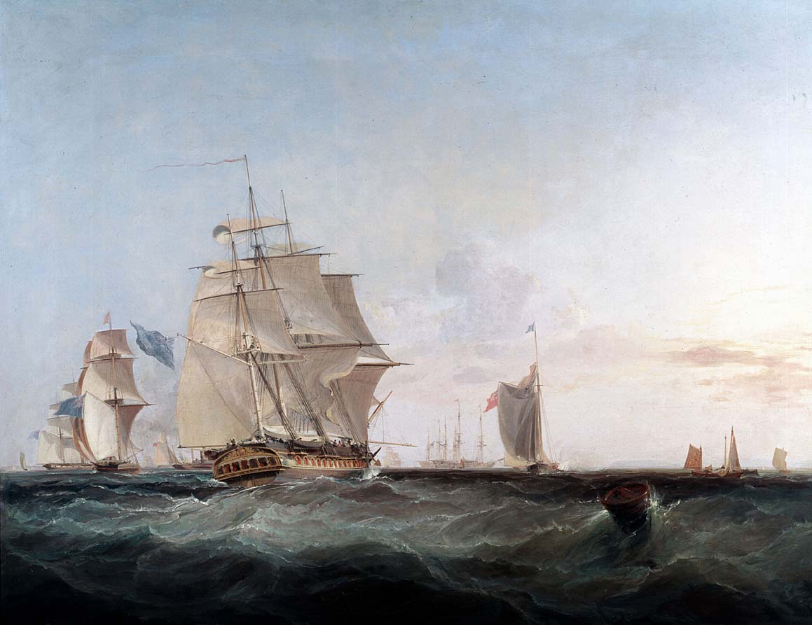 Los barcos en el mar