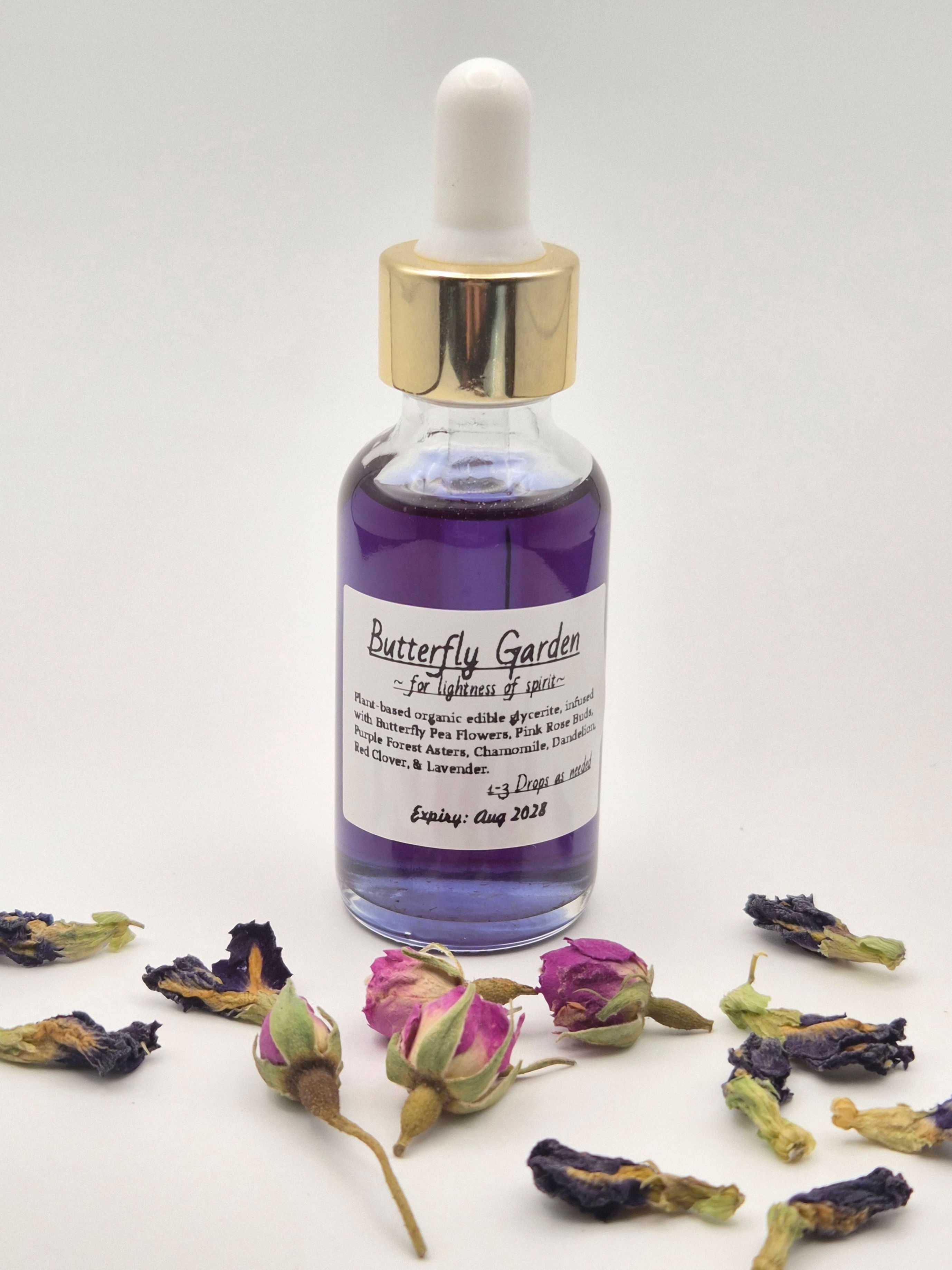 Butterfly Garden Edible Glycerite