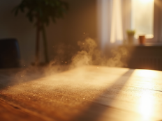 Will the mist leave an oily residue on furniture, floors, or artwork?