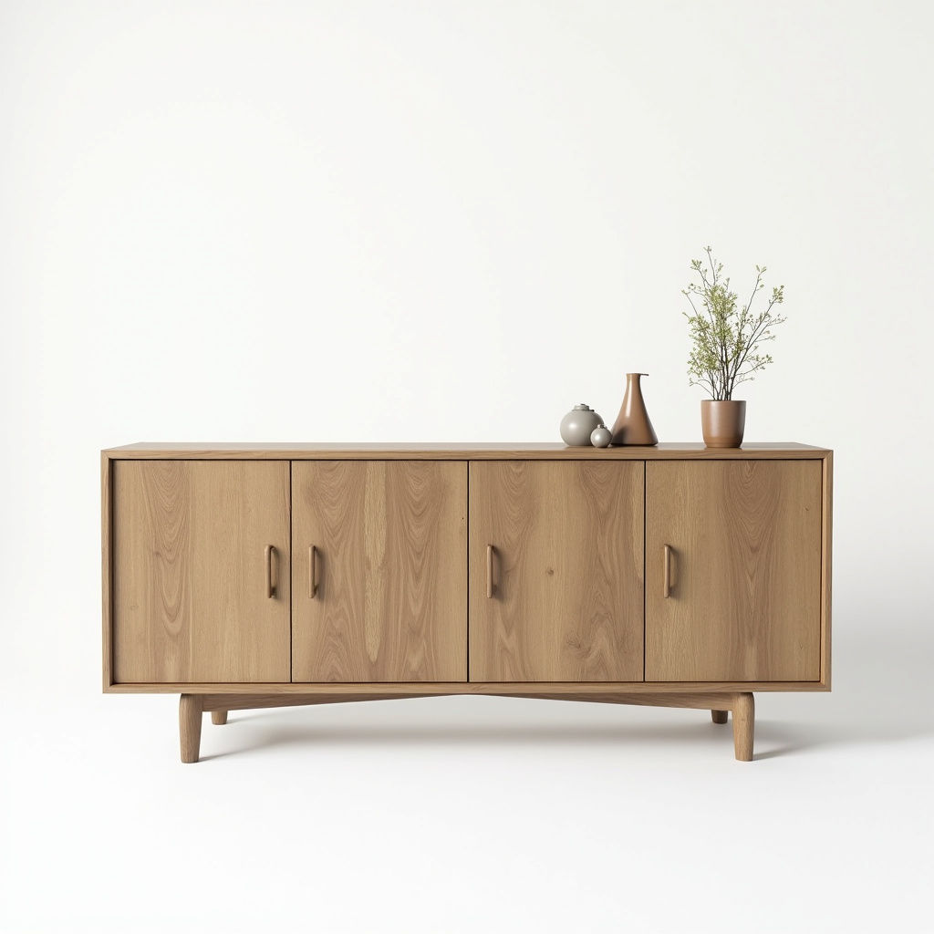 Rustic Oak Credenza
