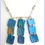 Thumbnail: Blue Summer Sky Handmade Art Necklace