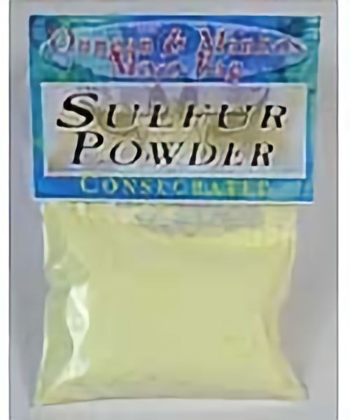 Sulfur powder (Pollio De Azufre) concerated
