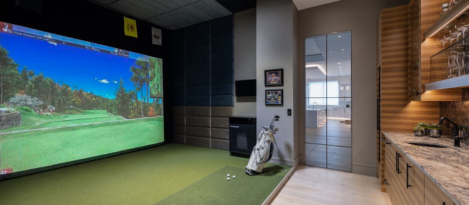 Adding a Golf Simulation Room into your Home