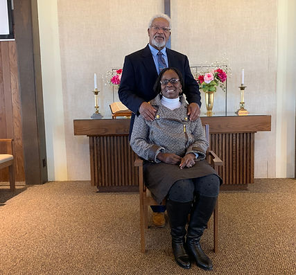 Pastor James and Sandra Washington.