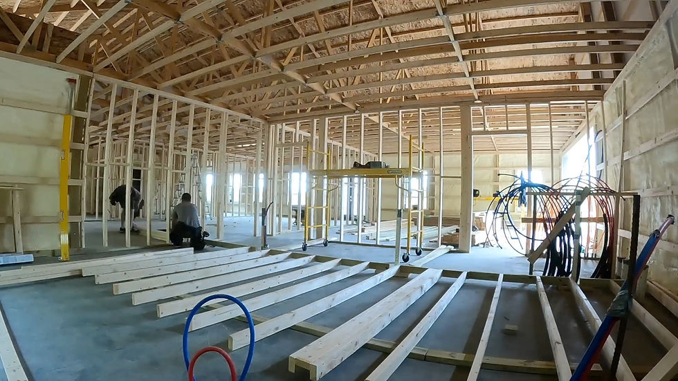 DIY interior framing home