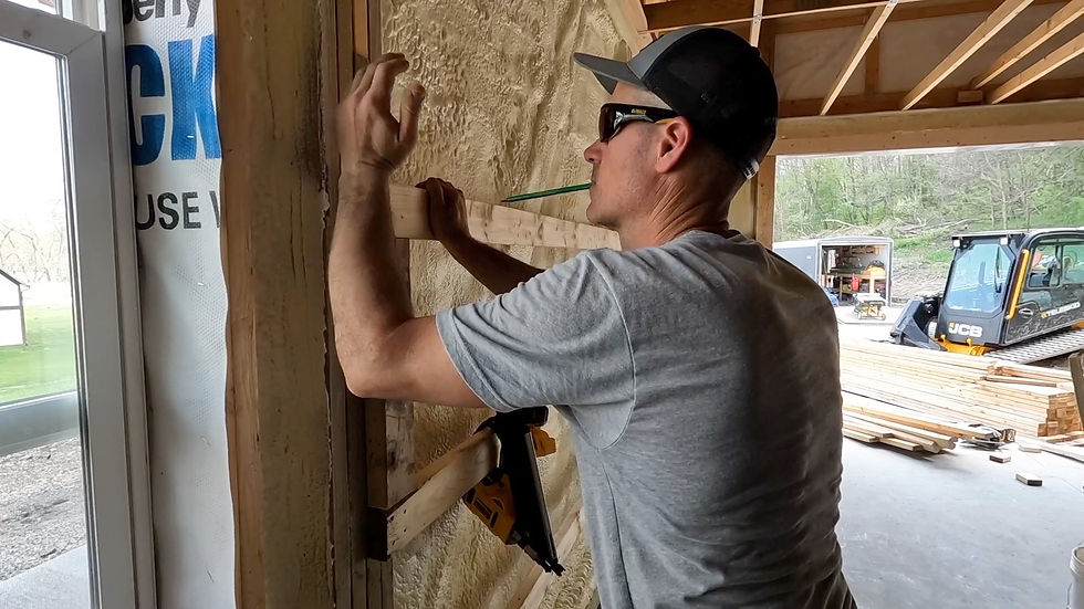 Layout laser to map out walls and framing