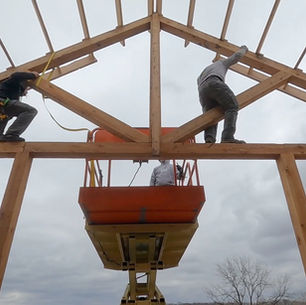 Building a Post Frame Home | Cedar A-Frame Porch | Remington | Ep 12 