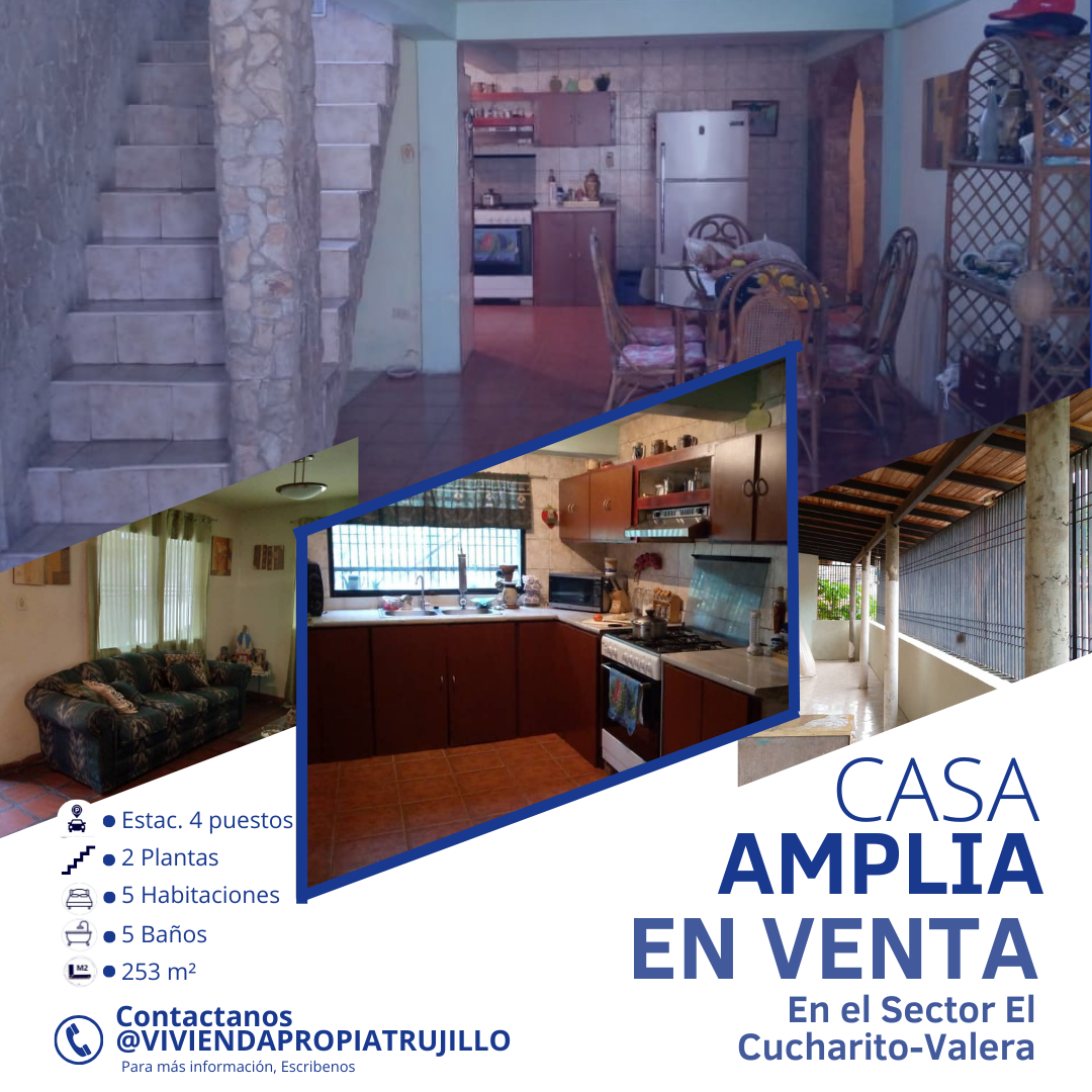 🏡¡Atención! Tenemos amplia Casa de 253 mts2 en venta, en el Cucharito