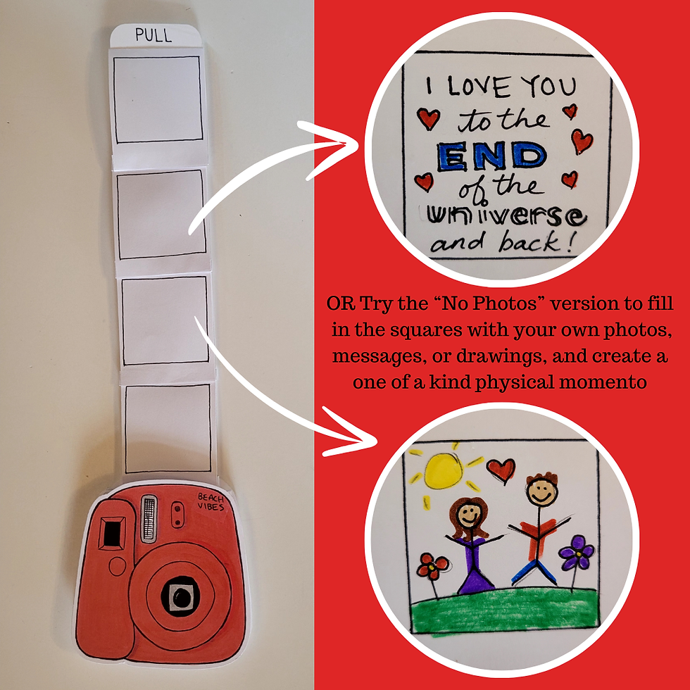Thumbnail: Personalized Paper Polaroid Camera (Red)
