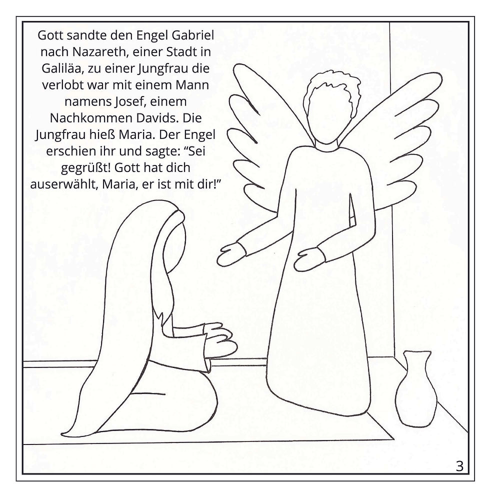 Thumbnail: Die Weihnachtsgeschichte als Rätselbuch