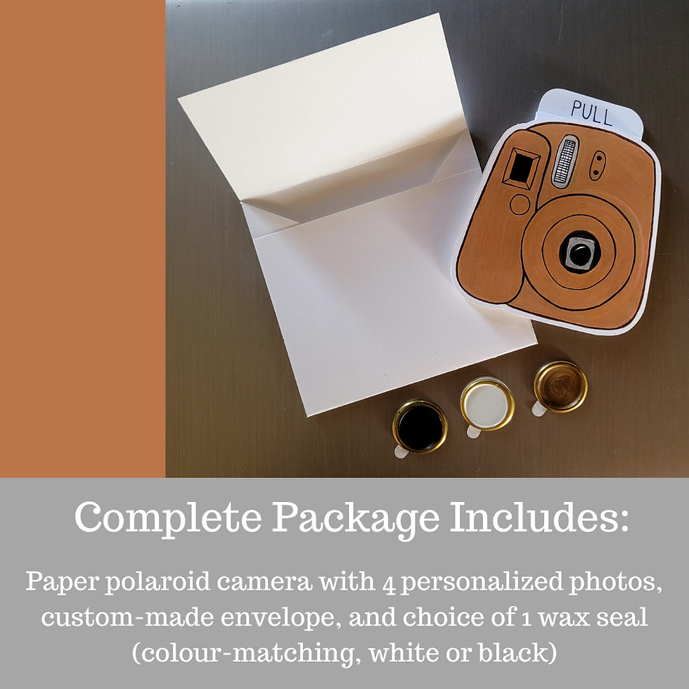 Thumbnail: Personalized Paper Polaroid Camera (Brown)