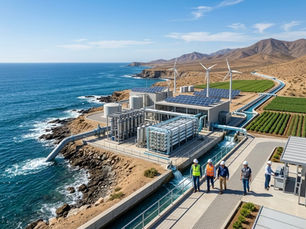 Tecnología de desalación de agua: Innovaciones para combatir la escasez hídrica.