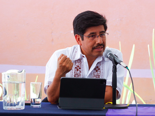 Hugo Aguilar, abogado mixteco, lidera conteo de votos para SCJN; Sheinbaum celebra cambio