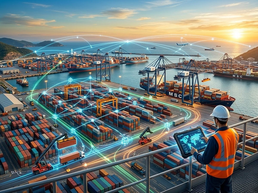El uso de blockchain en la gestión de la cadena de suministro global: Transparencia total