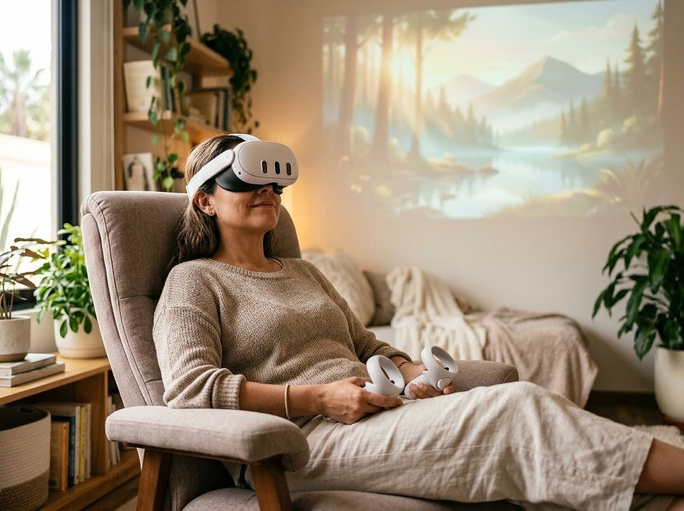 Realidad virtual en la terapia de fobias y trastornos de ansiedad: Un mundo de calma