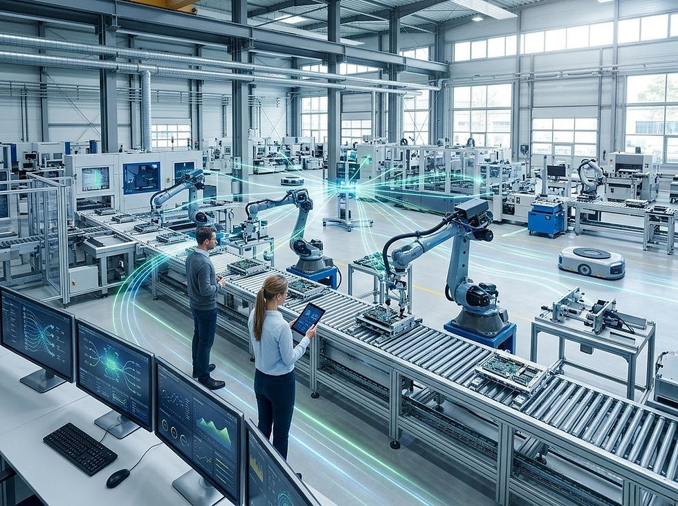 IA en la optimización de procesos industriales: El despertar de la manufactura inteligente