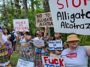 Florida convierte la migración en espectáculo de represión