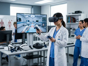Simulaciones médicas en realidad virtual para estudiantes de salud: El quirófano del futuro en un par de visores