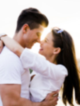 Happy Couple Hugging