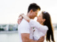 Happy Couple Hugging