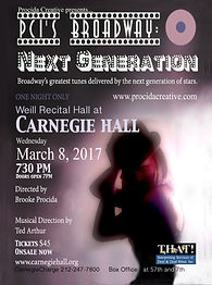 Broadway Next Generation Carnegie Hall P