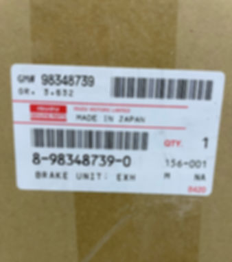 ISUZU 8-98348-739-0 BRAKE UNIT; EXHAUST