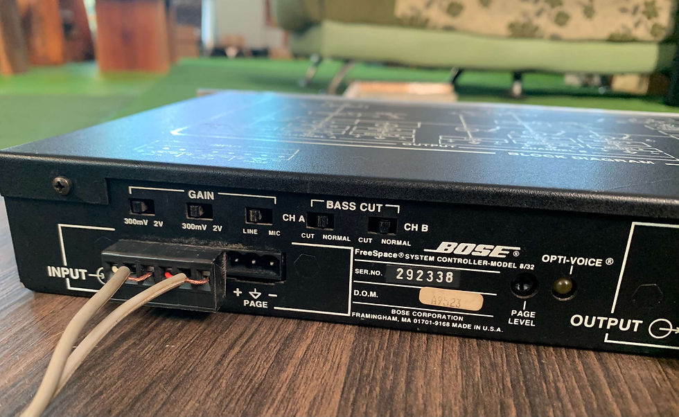 ภาพขนาดย่อ: Bose 8/32 system controller