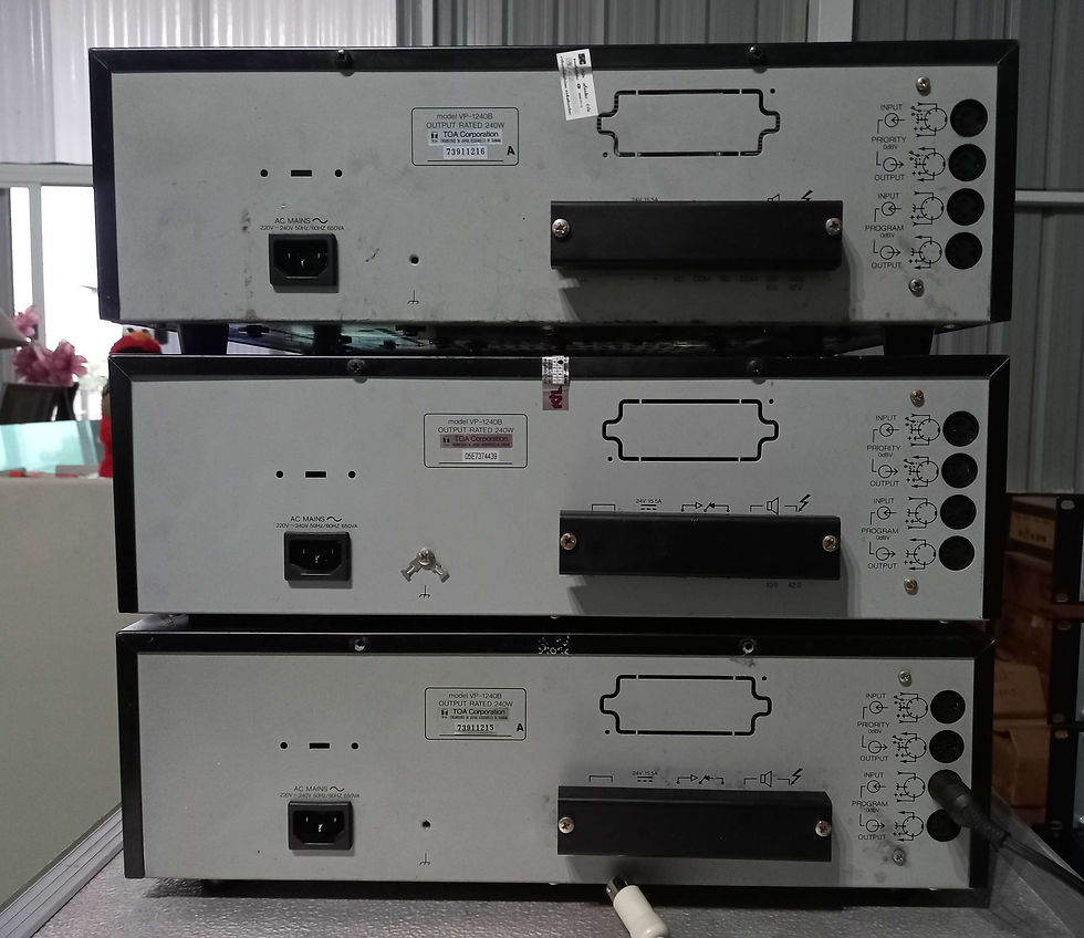 ภาพขนาดย่อ: เพาเวอร์แอมป์ไลน์  TOA VP-1240B