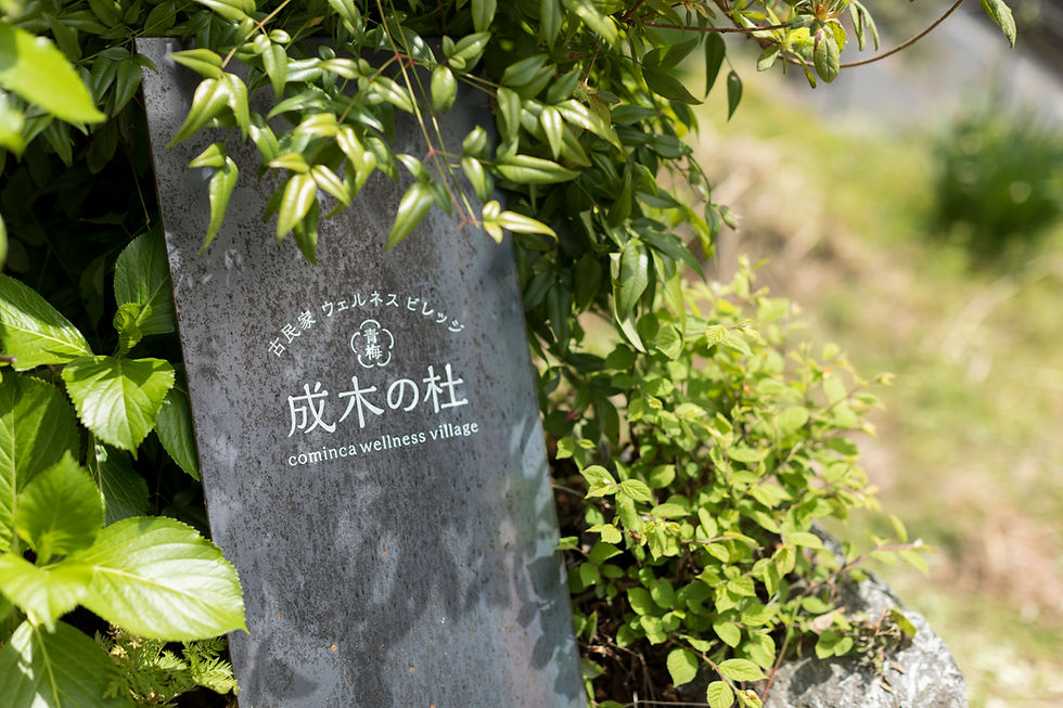 成木の杜看板