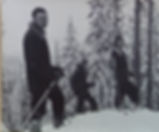 WSC students at McCroskey Park ski run, ca. 1952. LCHS: SC 2017-FIC.01.