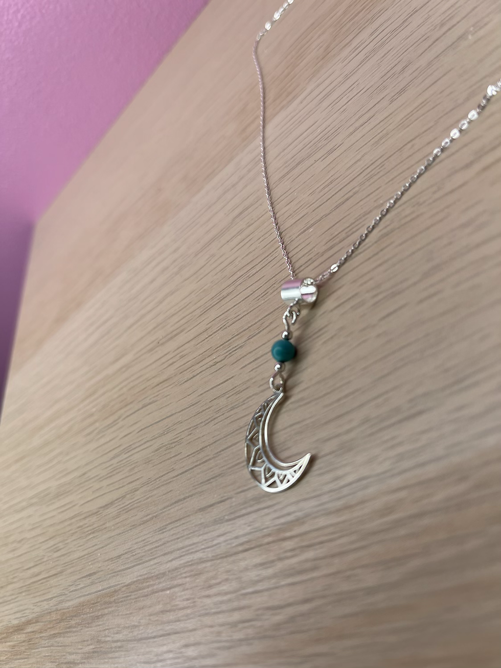 Miniature : Collier Lune et Turquoise